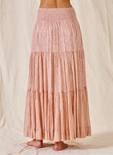 M.A.B.E. Selma Tiered Skirt - Blush