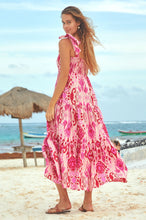 Aspiga Tabitha Ikat Maxi Dress - Ikat Pink
