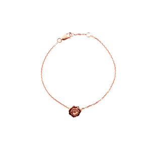 Pureshore Wildflower Bracelet in 18kt Rose Gold Vermeil with a White Diamond