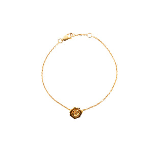 Pureshore Wildflower Bracelet in 18kt Yellow Gold Vermeil with a White Diamond