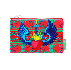 Corita Rose Velvet Clutch - Speranza