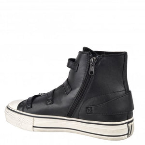 ASH Black Virgin Leather Trainers