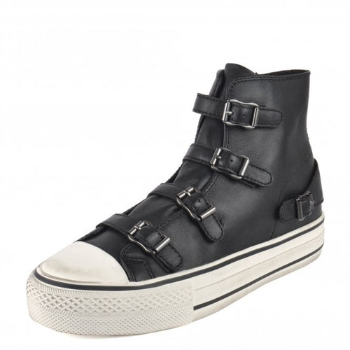 ASH Black Virgin Leather Trainers