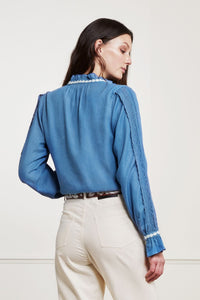 Fabienne Chapot Mimi Denim Blouse