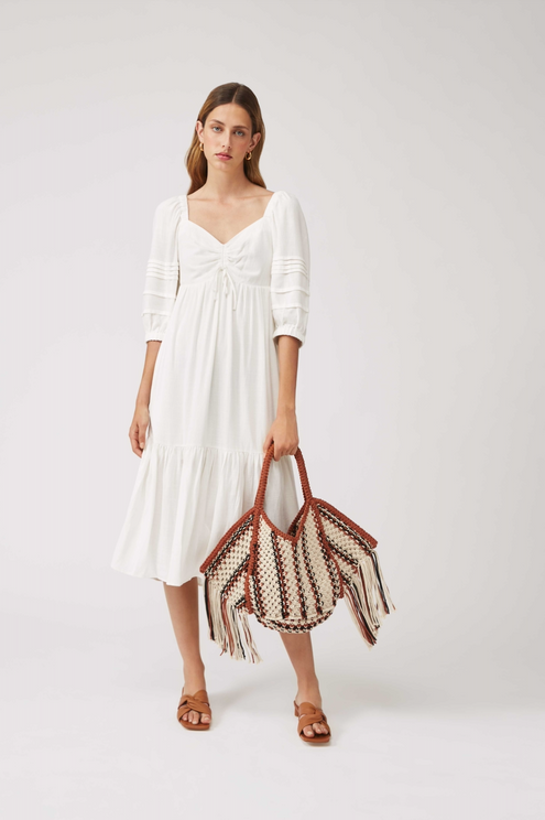 Suncoo Cumbia Dress - Blanc