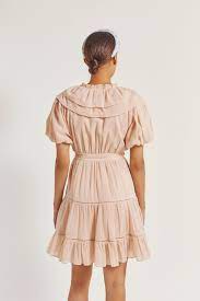 By Malina Clemence Dusty Pink Dress BOHO BEACH FEST