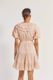 By Malina Clemence Dusty Pink Dress