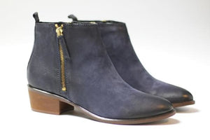 Cara Navy Blue Saluki Boot