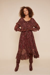 LOUIZON Orchestra Robe Midi Dress