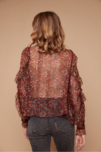 LOUIZON Ottis Blouse Bordeaux