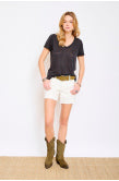 MKT Studio The Song New Drill Shorts - Off White