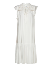 Suncoo Cidji - Midi dress with embroidery detail - White