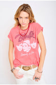 MKT Studio Teaming Blondie T-shirt - Coral