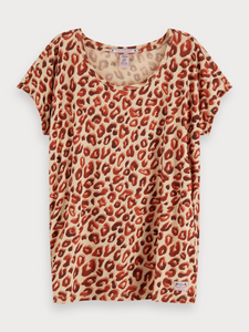 Scotch and Soda Boxy fit Printed T-Shirt